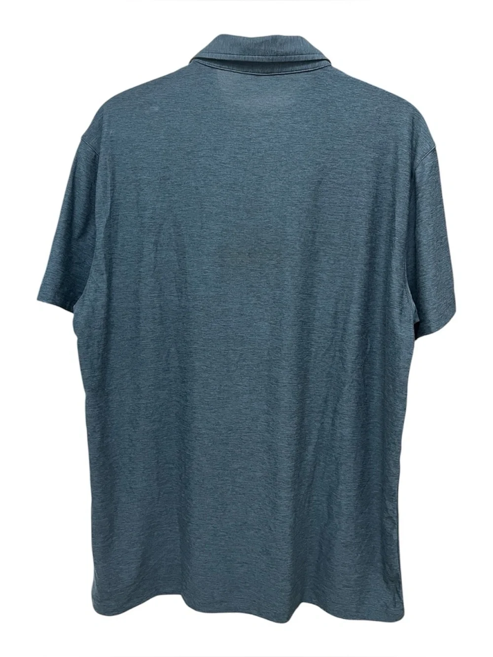 Vuori Heather Navy Strato Tech Polo Shirt